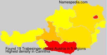 Surname Trabesinger in Austria Surname Trabesinger in Austria