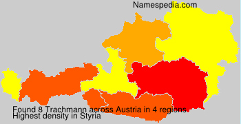 Surname Trachmann in Austria Surname Trachmann in Austria