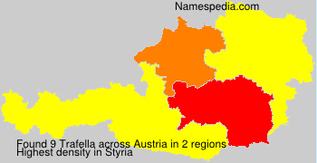 Surname Trafella in Austria Surname Trafella in Austria