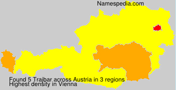 Surname Trajbar in Austria Surname Trajbar in Austria