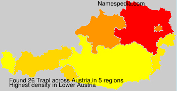 Surname Trapl in Austria