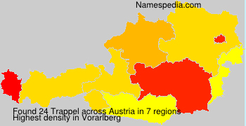 Surname Trappel in Austria Surname Trappel in Austria