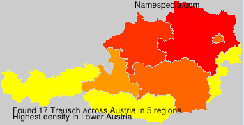 Surname Treusch in Austria Surname Treusch in Austria