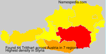 Surname Tritthart in Austria Surname Tritthart in Austria