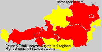 Surname Triulzi in Austria Surname Triulzi in Austria