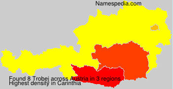 Surname Trobej in Austria Surname Trobej in Austria