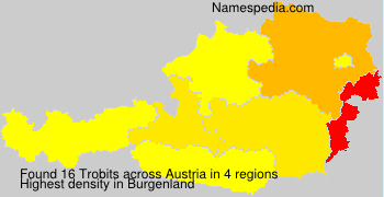 Surname Trobits in Austria Surname Trobits in Austria
