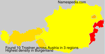 Surname Trostner in Austria Surname Trostner in Austria