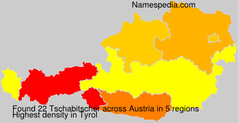 Surname Tschabitscher in Austria Surname Tschabitscher in Austria