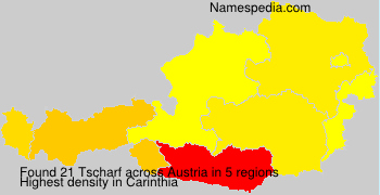 Surname Tscharf in Austria Surname Tscharf in Austria