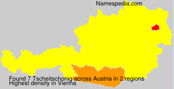 Surname Tscheitschonig in Austria Surname Tscheitschonig in Austria