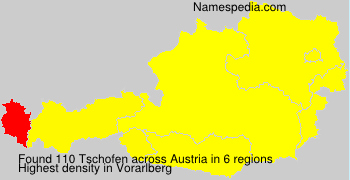 Surname Tschofen in Austria Surname Tschofen in Austria