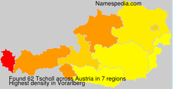 Surname Tscholl in Austria