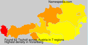 Surname Tscholl in Austria Surname Tscholl in Austria