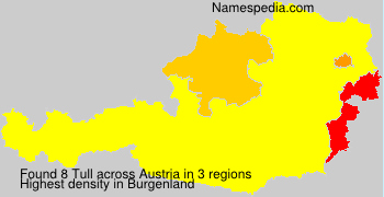 Surname Tull in Austria Surname Tull in Austria