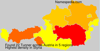 Surname Tunner in Austria Surname Tunner in Austria