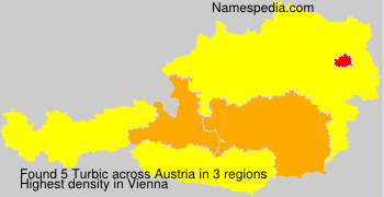 Surname Turbic in Austria Surname Turbic in Austria