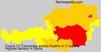 Surname Turnowsky in Austria Surname Turnowsky in Austria