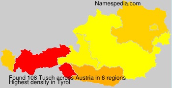 Surname Tusch in Austria Surname Tusch in Austria