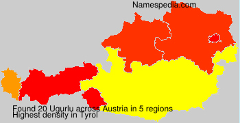 Surname Ugurlu in Austria