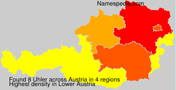 Surname Uhler in Austria