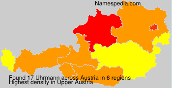 Surname Uhrmann in Austria