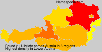 Surname Ulbricht in Austria Surname Ulbricht in Austria
