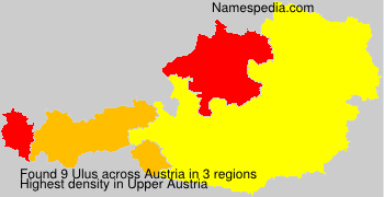Surname Ulus in Austria Surname Ulus in Austria