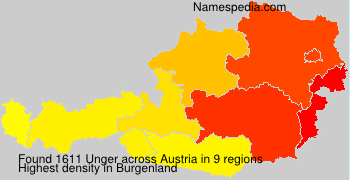 Surname Unger in Austria Surname Unger in Austria