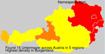 Surname Untermayer in Austria Surname Untermayer in Austria