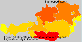 Surname Untersteiner in Austria Surname Untersteiner in Austria