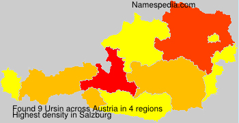 Surname Ursin in Austria Surname Ursin in Austria