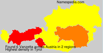 Surname Vanzetta in Austria Surname Vanzetta in Austria