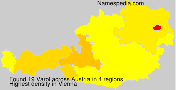 Surname Varol in Austria Surname Varol in Austria