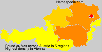 Surname Vas in Austria Surname Vas in Austria