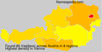 Surname Vasiljevic in Austria Surname Vasiljevic in Austria
