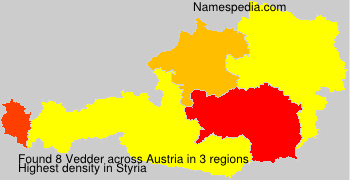 Surname Vedder in Austria Surname Vedder in Austria
