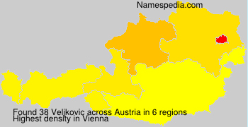 Surname Veljkovic in Austria Surname Veljkovic in Austria
