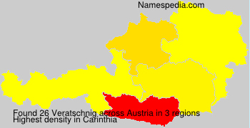 Surname Veratschnig in Austria Surname Veratschnig in Austria
