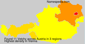 Surname Vetchy in Austria Surname Vetchy in Austria