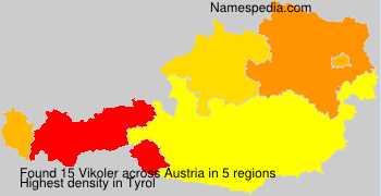 Surname Vikoler in Austria Surname Vikoler in Austria