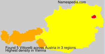 Surname Vittorelli in Austria