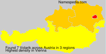 Surname Volarik in Austria Surname Volarik in Austria
