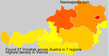 Surname Vondrak in Austria Surname Vondrak in Austria