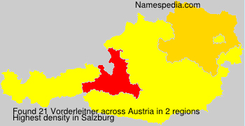 Surname Vorderleitner in Austria Surname Vorderleitner in Austria