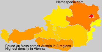 Surname Voss in Austria Surname Voss in Austria