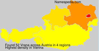 Surname Vrana in Austria Surname Vrana in Austria