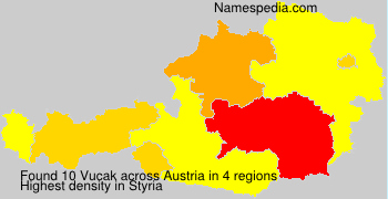 Surname Vucak in Austria