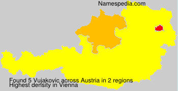 Surname Vujakovic in Austria Surname Vujakovic in Austria