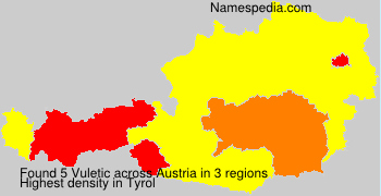 Surname Vuletic in Austria Surname Vuletic in Austria